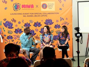 Mira Hoeng Luncurkan Nil Manel, Terinspirasi dari Bunga Nasional Sri Lanka
