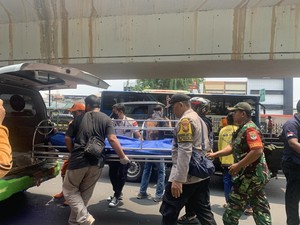 Detik-detik Pemotor Tewas Tertimpa Pohon Saat Melintas di Kemayoran Jakpus