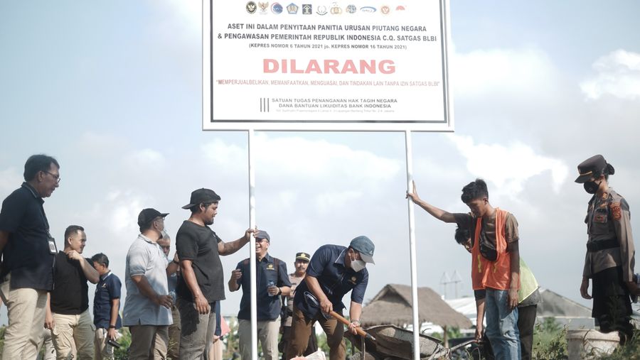 Penyitaan Harta Kekayaan Lainnya dan Penguasaan Aset Properti Eks Bantuan Likuiditas Bank Indonesia. (BLBI)
