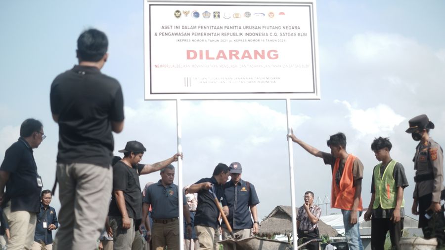 Penyitaan Harta Kekayaan Lainnya dan Penguasaan Aset Properti Eks Bantuan Likuiditas Bank Indonesia. (BLBI)