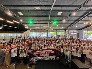 Mahasiswa dan Aktivis di Jatim Dukung Prabowo-Gibran di Pilpres
