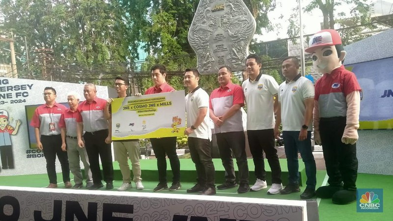 Tim Futsal COSMO JNE FC. (CNBC Indonesia/Suhendra)