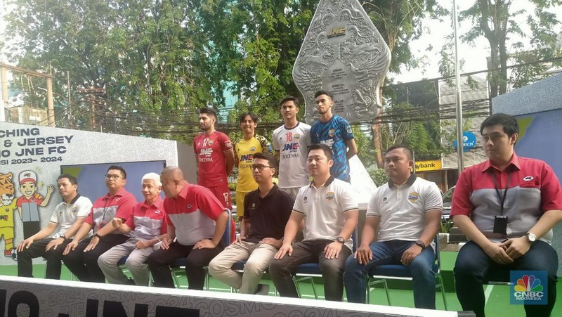 Tim Futsal COSMO JNE FC. (CNBC Indonesia/Suhendra)
