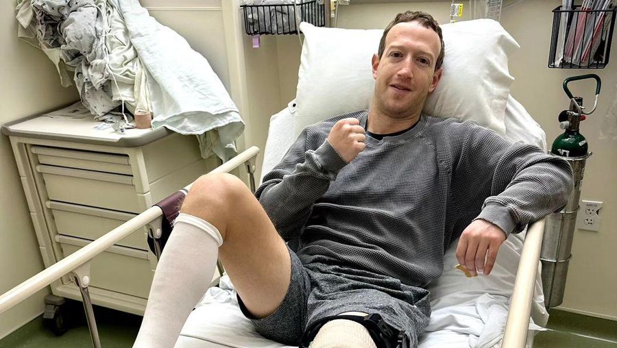 CEO META Mark Zuckerberg mengalami cidera pada kakinya saat latihan seni bela diri campuran (Mixed Martial Arts/MMA). (Instagram @zuck)