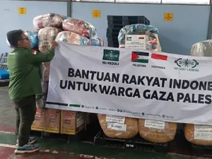 1 Ton Selimut Musim Dingin Donasi LAZISNU PBNU Siap Dikirim ke Palestina