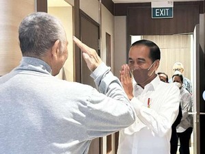 Jokowi Usai Jengkuk Luhut: Alhamdulillah Kondisi Beliau Semakin Membaik