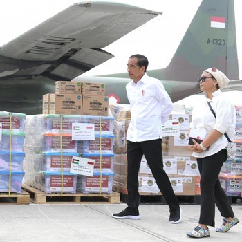 Presiden Jokowi Kirim 51,5 Ton Bantuan ke Palestina