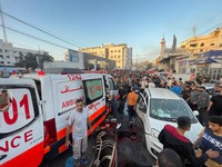 Sadis! Potret Israel Serang Ambulans di Gaza, 15 Orang Tewas