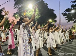 Anak-Anak Turut Meriahkan Parade Juang Sambil Belajar Sejarah