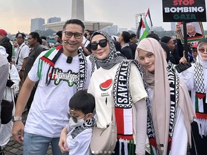 Sederet Artis yang Ikut Aksi Bela Palestina di Monas
