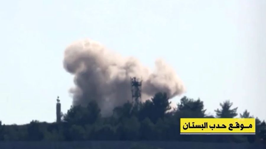 Serangan Hizbulloh ke Perbatasan Israel. (Tangkapan Layar Reuters Video)