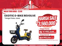 Serba Murah, Sepeda Listrik di Transmart Cuma Rp 3 Jutaan