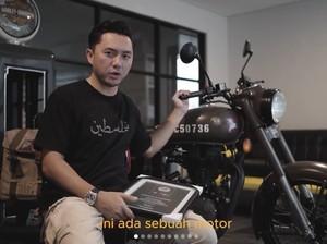 Motor Omesh untuk Donasi Palestina Laku Rp 300 Juta, Siapa yang Beli?