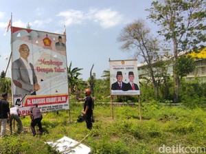 Belum Masuk Masa Kampanye, Baliho Caleg di Labuan Bajo Dicopot
