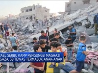 Israel Serbu Kamp Pengungsi Maghazi Di Gaza, 38 Orang Tewas