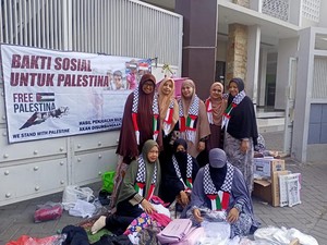 Solidaritas untuk Palestina, Warga Banyuwangi Galang Donasi Lewat Thrift