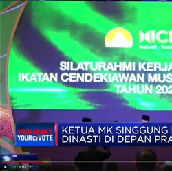 Video: Ketua MK Singgung Politik Dinasti Di Depan Prabowo