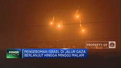 Ngeri! Ini Penampakan Langit Gaza Saat Dihujani Rudal Israel
