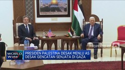 Presiden Palestina-Menlu AS Kopdar Di Ramallah