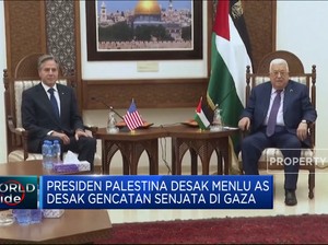 Presiden Palestina-Menlu AS Kopdar Di Ramallah