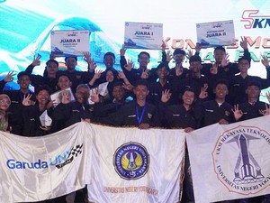 Selamat! Tim Garuda UNY Sabet Juara Kontes Mobil Hemat Energi 2023