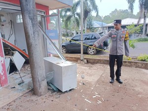 Mesin ATM di Beltim Dibobol Hingga Hancur, Rp 800 Juta Nyaris Dirampok