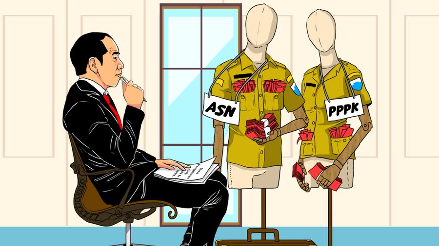 Jokowi Rombak Gaji PNS & PPPK, Hak Maikn Banyak