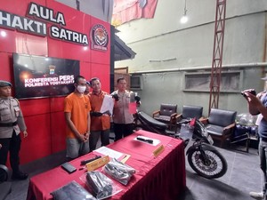 Maling Motor di Jogja Beraksi Berbekal Senpi Mainan dan Pura-pura Jadi Polisi