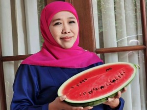Unggah Foto Semangka, Khofifah Tunjukkan Dukungan untuk Palestina
