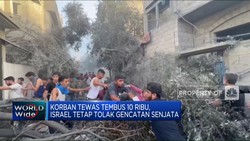 Korban Tewas Tembus 10 Ribu, Israel Tolak Gencatan Senjata