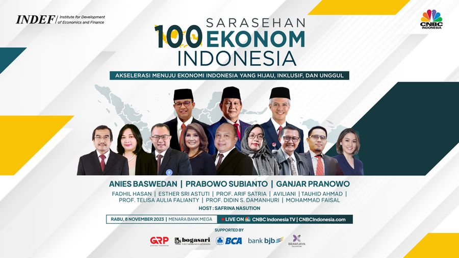 Sarahsehan 100 Ekonom Indonesia 2023. (²©²ÊÍøÕ¾)