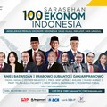 Capres-Cawapres Siap Adu Gagasan di Sarasehan 100 Ekonom 2023