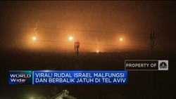 Viral! Rudal Israel Malafungsi & Berbalik Jatuh Di Tel Aviv