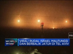 Viral! Rudal Israel Malafungsi & Berbalik Jatuh Di Tel Aviv