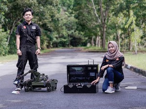 Mahasiswa Politeknik Caltex Riau Buat Robot Penjinak Bom Pakai Bahan Dalam Negeri!