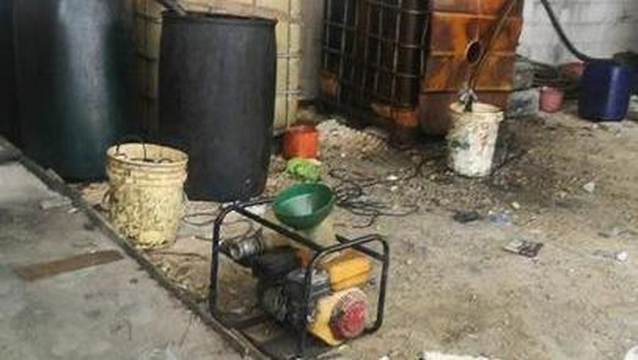 Gudang BBM Ilegal, di Pati, Jawa Tengah. (Dok: Pertamina)