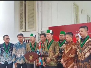 PB HMI Bertemu Jokowi di Istana, Bahas Pemilu hingga Isu Palestina