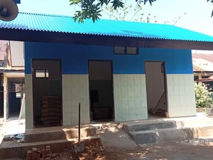Penampakan Toilet Setengah Miliar Rupiah di SMPN 1 Bungoro Pangkep
