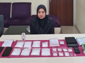 Pondok Narkoba di Pangkalpinang Digerebek, Pacar Pemilik Sabu Diamankan