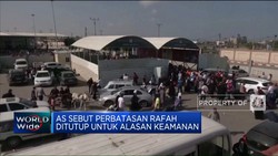 AS Sebut Perbatasan Rafah Ditutup Untuk Alasan Keamanan