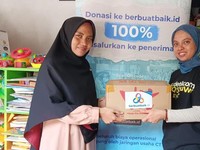 Berbuatbaik.id Salurkan Bantuan ke Rumah Belajar Merah Putih