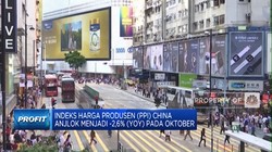 PPI China Anjlok Menjadi -2,6% (YOY) Pada Oktober