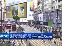 PPI China Anjlok Menjadi -2,6% (YOY) Pada Oktober