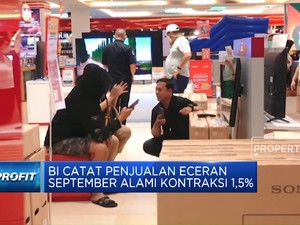 BI Catat Penjualan Eceran September Alami Kontraksi 1,5%