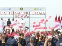 Bangga! Jokowi Sebut PLTS Terapung RI Ini Terbesar No.3 Dunia