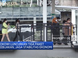 Jokowi Luncurkan Tiga Paket Kebijakan Jaga Stabilitas Ekonomi