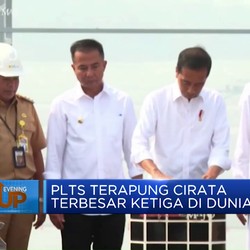 Jokowi Resmikan PLTS Terapung Cirata, Terbesar Di ASEAN