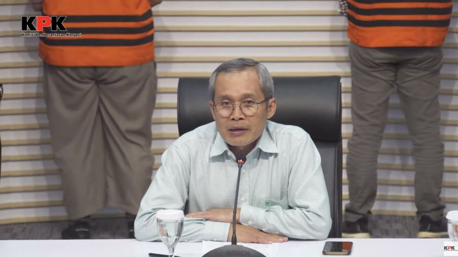 Konferensi Pers Pengembangan Perkara Dugaan Suap Di Direktorat Jendral Pajak. (Tangkapan Layar Youtube KPK RI)