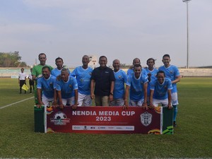 Legenda Timnas Indonesia Tampil di Nendia Media Cup 2023