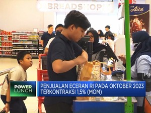 Penjualan Eceran RI Pada Oktober 2023 Terkontraksi 1,5% (MoM)